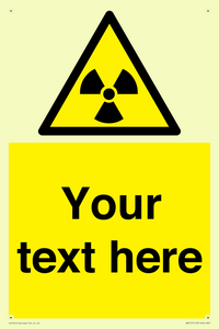Custom Radioactive Material Sign